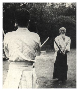 O-Sensei and Morihiro Saito Kumitachi