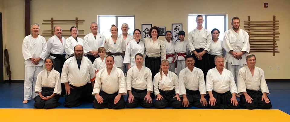 Patricia Hendricks Shihan - 2019 Seminar at Takemusu Aikido New Mexico - Sunday Group Photo